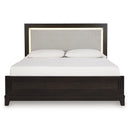 Signature Design by Ashley Neymorton King Upholstered Panel Bed B618-58/B618-56/B618-97 IMAGE 3