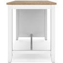 Signature Design by Ashley Gesthaven Counter Height Dining Table with Trestle Base D398-13 IMAGE 4