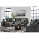 Benchcraft Brixley Pier Fabric and Leather Look 2 pc Sectional 2990616/2990667 IMAGE 4