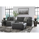Benchcraft Brixley Pier Fabric and Leather Look 2 pc Sectional 2990616/2990667 IMAGE 6