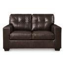 Signature Design by Ashley Santorine Stationary Leather Match Loveseat 2170635C IMAGE 2
