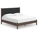 Signature Design by Ashley Pamytta PCB2614B28 King Upholstered Panel Platform Bed IMAGE 1