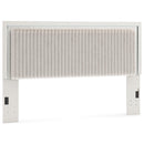 Signature Design by Ashley Zuraleus PCB3381-57 Queen Upholstered Panel Headboard IMAGE 1