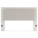 Signature Design by Ashley Zuraleus PCB3381-57 Queen Upholstered Panel Headboard IMAGE 2