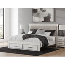 Signature Design by Ashley Zuraleus PCB3381B9 King Upholstered Panel Storage Bed IMAGE 5