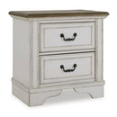 Signature Design by Ashley Blendon B747-92 Two Drawer Night Stand IMAGE 1