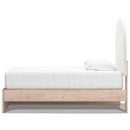 Signature Design by Ashley Arloster PCB1566B4 Twin Upholstered Panel Bed with Storage IMAGE 5