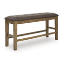 Signature Design by Ashley Urbinforte PCD592-09 Double Counter Upholstered Bench IMAGE 1