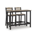 Signature Design by Ashley Shoreline Beach PCP221-113 Counter Table Set IMAGE 1