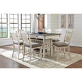  Signature Design by Ashley Bolanburg D647D4 5 pc Counter Height Dining Set IMAGE 1