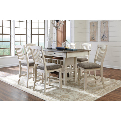  Signature Design by Ashley Bolanburg D647D4 5 pc Counter Height Dining Set IMAGE 1