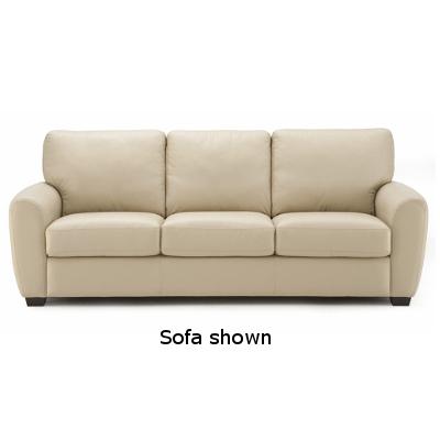  Palliser Connecticut Stationary Leather Loveseat Connecticut 77881-03 IMAGE 1