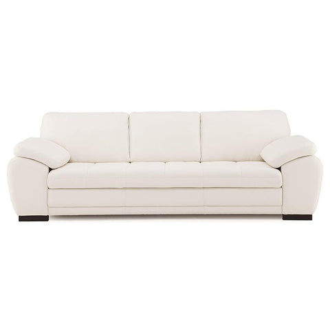  Palliser Miami Stationary Polyurethane Sofa 77319-01-DAX-WHITE IMAGE 1