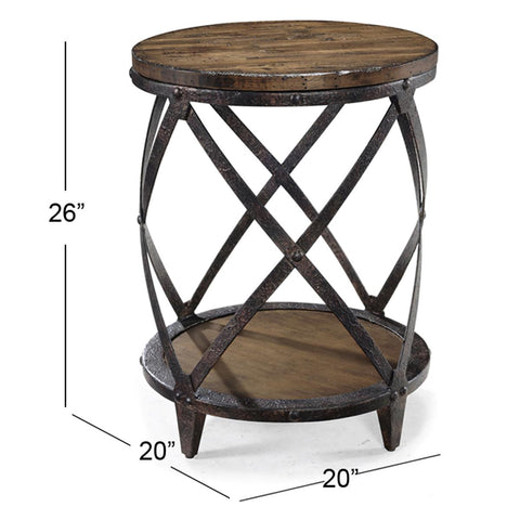  Magnussen Pinebrook Accent Table T1755-35 IMAGE 4