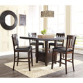  Signature Design by Ashley Haddigan D596D7 7 pc Counter Height Dining Set IMAGE 1