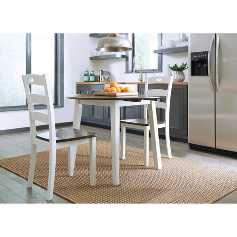  Signature Design by Ashley Woodanville D335D4 3 pc Dining Set IMAGE 1