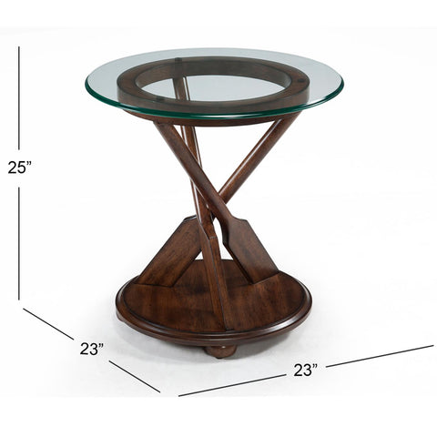  Magnussen Beaufort End Table T2214-05B/T2214-05T IMAGE 2