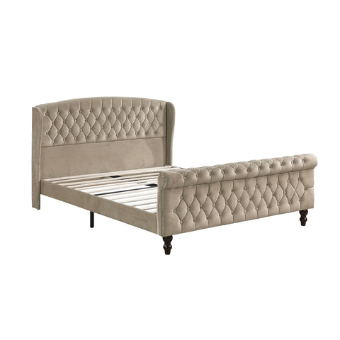 Heirloom Queen Platform Bed – Brown