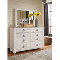  Signature Design by Ashley Willowton B267 7 pc Full Panel Bedroom Set IMAGE 3