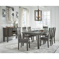  Signature Design by Ashley Hallanden D589D6 7 pc Dining Set IMAGE 1