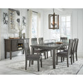  Signature Design by Ashley Hallanden D589D6 7 pc Dining Set IMAGE 1