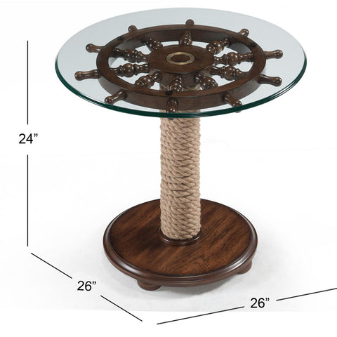  Magnussen Beaufort Accent Table T2214-35B/T2214-35T IMAGE 2