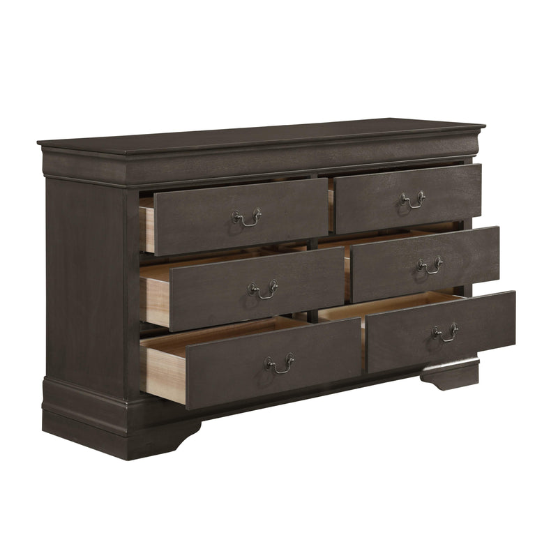 Mazin Furniture Mayville 6-Drawer Dresser 2147SG-5 IMAGE 4