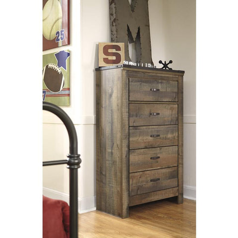  Signature Design by Ashley Trinell 5-Drawer Kids Chest B446-46 IMAGE 2