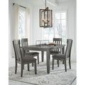  Signature Design by Ashley Hallanden D589D1 5 pc Dining Set IMAGE 1