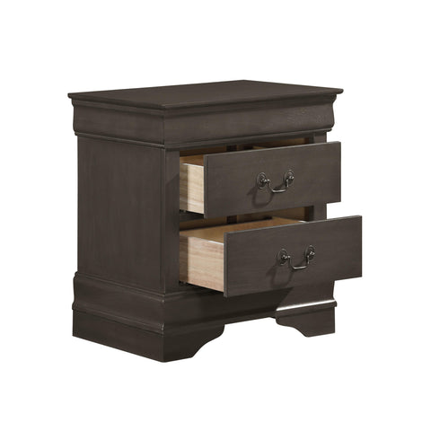  Mazin Furniture Mayville 2-Drawer Nightstand 2147SG-4 IMAGE 4