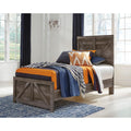  Signature Design by Ashley Wynnlow B440 6 pc Twin Crossbuck Panel Bedroom Set IMAGE 2