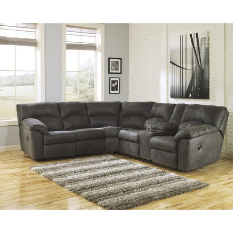  Signature Design by Ashley Tambo 2780149 RAF Reclining Loveseat with Console IMAGE 2