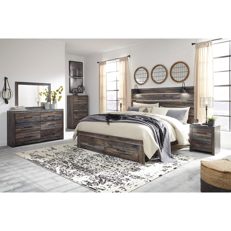  Signature Design by Ashley Drystan B211B58 5 pc King Panel Storage Bedroom Set IMAGE 1
