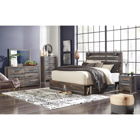  Signature Design by Ashley Drystan B211B48 6 pc King Panel Storage Bedroom Set IMAGE 1