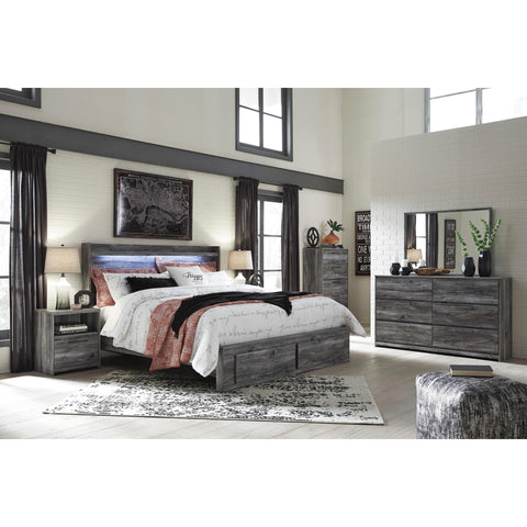  Signature Design by Ashley Baystorm B221B37 4 pc King Panel Storage Bedroom Set IMAGE 1