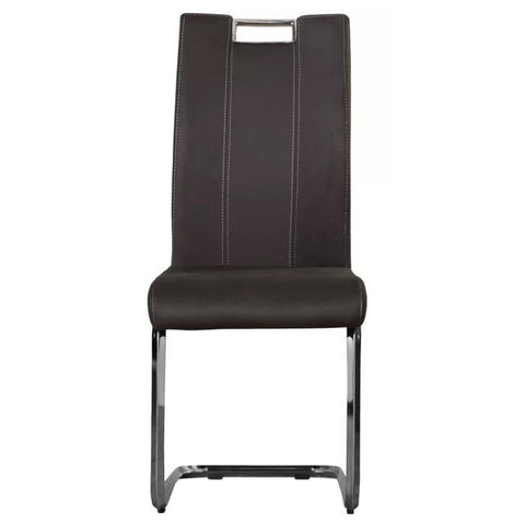 Mazin Furniture Betmar 5178GYS Side Chair, Dark Gray IMAGE 1
