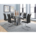  Mazin Furniture Betmar 5178GYS Side Chair, Dark Gray IMAGE 5