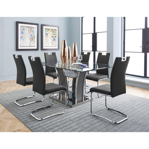  Mazin Furniture Betmar 5178GYS Side Chair, Dark Gray IMAGE 7