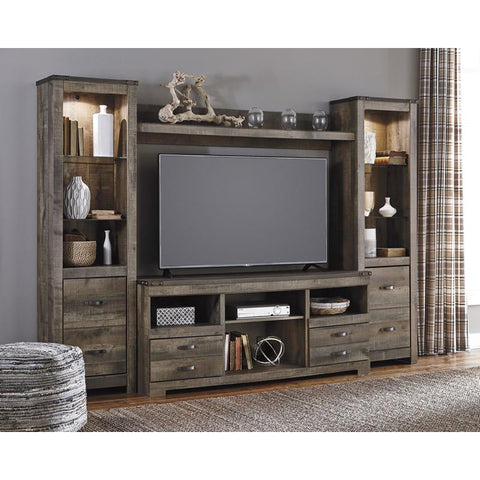  Signature Design by Ashley Trinell W446W2 4 pc Entertainment Center IMAGE 4