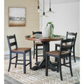 Signature Design by Ashley Valebeck D546D20 5 pc Counter Height Dining Set IMAGE 1