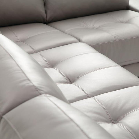  Palliser Seattle Leather 2 pc Sectional 77625-12/77625-35-COLORADO-DARKGREY IMAGE 2