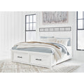 Benchcraft Ashbryn B844 8 pc Queen Panel Storage Bedroom Set IMAGE 2