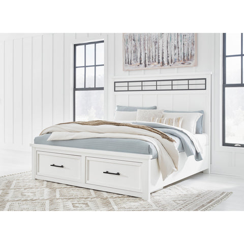  Benchcraft Ashbryn B844 8 pc Queen Panel Storage Bedroom Set IMAGE 2