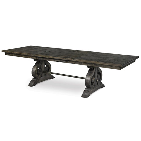  Magnussen Bellamy Dining Table with Trestle Base D2491-20B/D2491-20T IMAGE 3