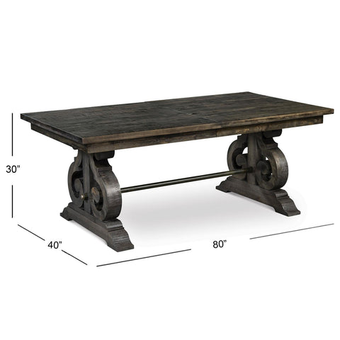  Magnussen Bellamy Dining Table with Trestle Base D2491-20B/D2491-20T IMAGE 7
