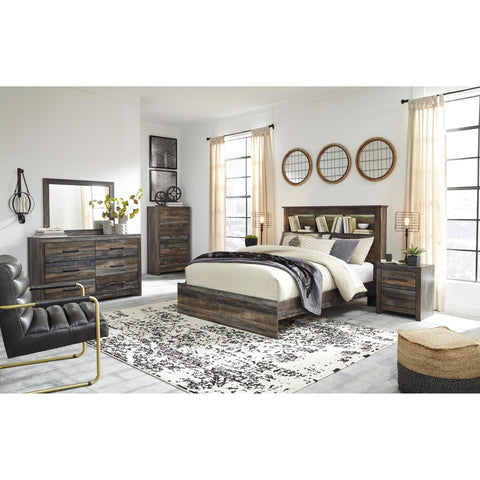  Signature Design by Ashley Drystan B211 8 pc Queen Bookcase Bedroom Set IMAGE 1