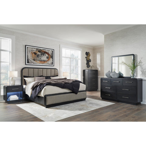  Signature Design by Ashley Rowanbeck B821 7 pc California King Panel Bedroom Set IMAGE 1