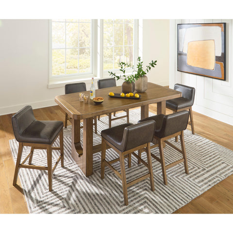  Signature Design by Ashley Cabalynn D974 7 pc Counter Height Dining Set IMAGE 1