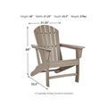  Signature Design by Ashley Sundown Treasure P014P1 2-piece Outdoor Seating Set IMAGE 7
