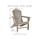  Signature Design by Ashley Sundown Treasure P014P1 2-piece Outdoor Seating Set IMAGE 7